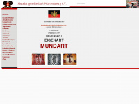 mundartgesellschaft-wuerttemberg.de Webseite Vorschau