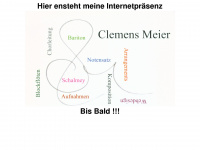 clemensmeier.de Webseite Vorschau
