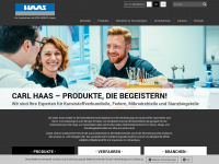 carl-haas.com Webseite Vorschau