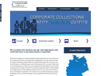 corporatecollection.de Webseite Vorschau