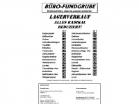 buero-fundgrube.de Webseite Vorschau