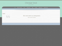 christian-vock.de Webseite Vorschau