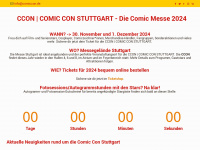 comiccon.de Webseite Vorschau