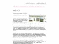 corporatelandscape.de Webseite Vorschau