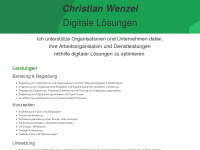 christian-wenzel.de Webseite Vorschau