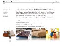 cultureclassics.de Webseite Vorschau