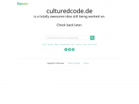 culturedcode.de Webseite Vorschau