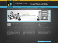 culturefinance.de Webseite Vorschau