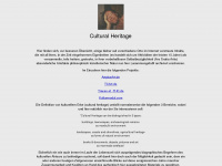 cultureheritage.de Webseite Vorschau