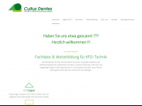 cultus-dentes.de Webseite Vorschau