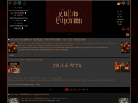 cultus-luporum.de Webseite Vorschau