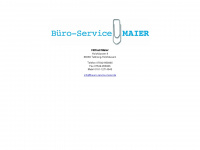 buero-service-maier.de Webseite Vorschau