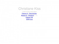 christiane-kiss.de Thumbnail