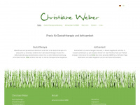 christiane-weber.com Webseite Vorschau