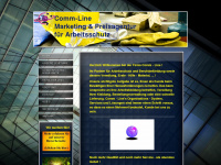 comm-line.org Webseite Vorschau