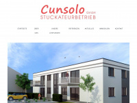 cunsolo-gmbh.de Webseite Vorschau