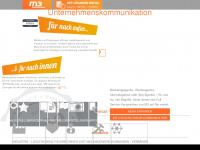 m3-communication.de Webseite Vorschau
