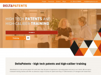 deltapatents.com Webseite Vorschau