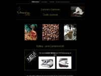 carmelocalcione-caffevertrieb.de Webseite Vorschau