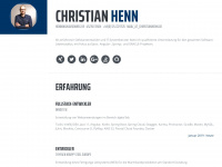 christianhenn.de Webseite Vorschau