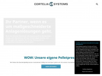 cortelia-systems.com Webseite Vorschau