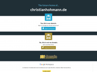 christianhohmann.de Webseite Vorschau