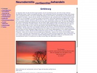 cortisonfrei.net Webseite Vorschau