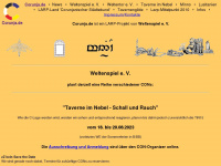 corunja.de Webseite Vorschau