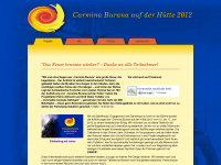 carmina2012.de Webseite Vorschau