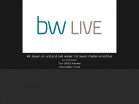 bw-live.de Webseite Vorschau