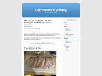 carnivoren.wordpress.com Webseite Vorschau