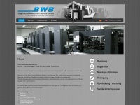 bwbservice.de Webseite Vorschau