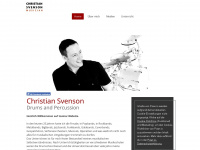 christiansvenson.de Webseite Vorschau