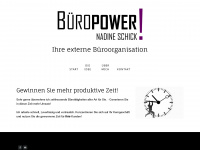 bueropower.com Webseite Vorschau