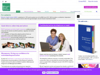 womens-health-concern.org Webseite Vorschau