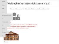 waldeckischer-geschichtsverein.de Webseite Vorschau