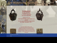historische-apotheke.de Webseite Vorschau