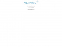 aquantum.de Webseite Vorschau