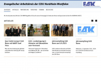 eak-nrw.de Webseite Vorschau
