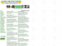living-foods.com Webseite Vorschau