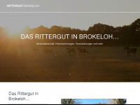 rittergut-brokeloh.de Webseite Vorschau