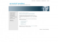 arnold-landes.net Webseite Vorschau