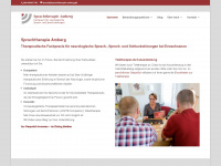 sprachtherapie-amberg.de Webseite Vorschau