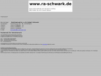 ra-schwark.de Webseite Vorschau