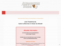 alemannische-buehne.de Webseite Vorschau