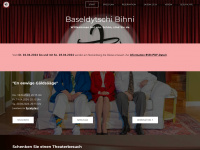 baseldytschibihni.ch Webseite Vorschau