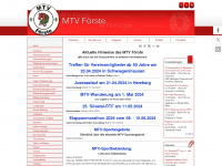 mtv-foerste.de Webseite Vorschau