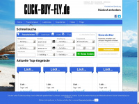 click-buy-fly.de Webseite Vorschau