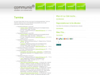communis.eu Webseite Vorschau