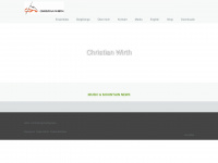 christianwirth.com Webseite Vorschau